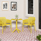 3 Piece Plastic Arm Chair Bistro Grs Premium Ocean Plastic - Furniture Home Direct