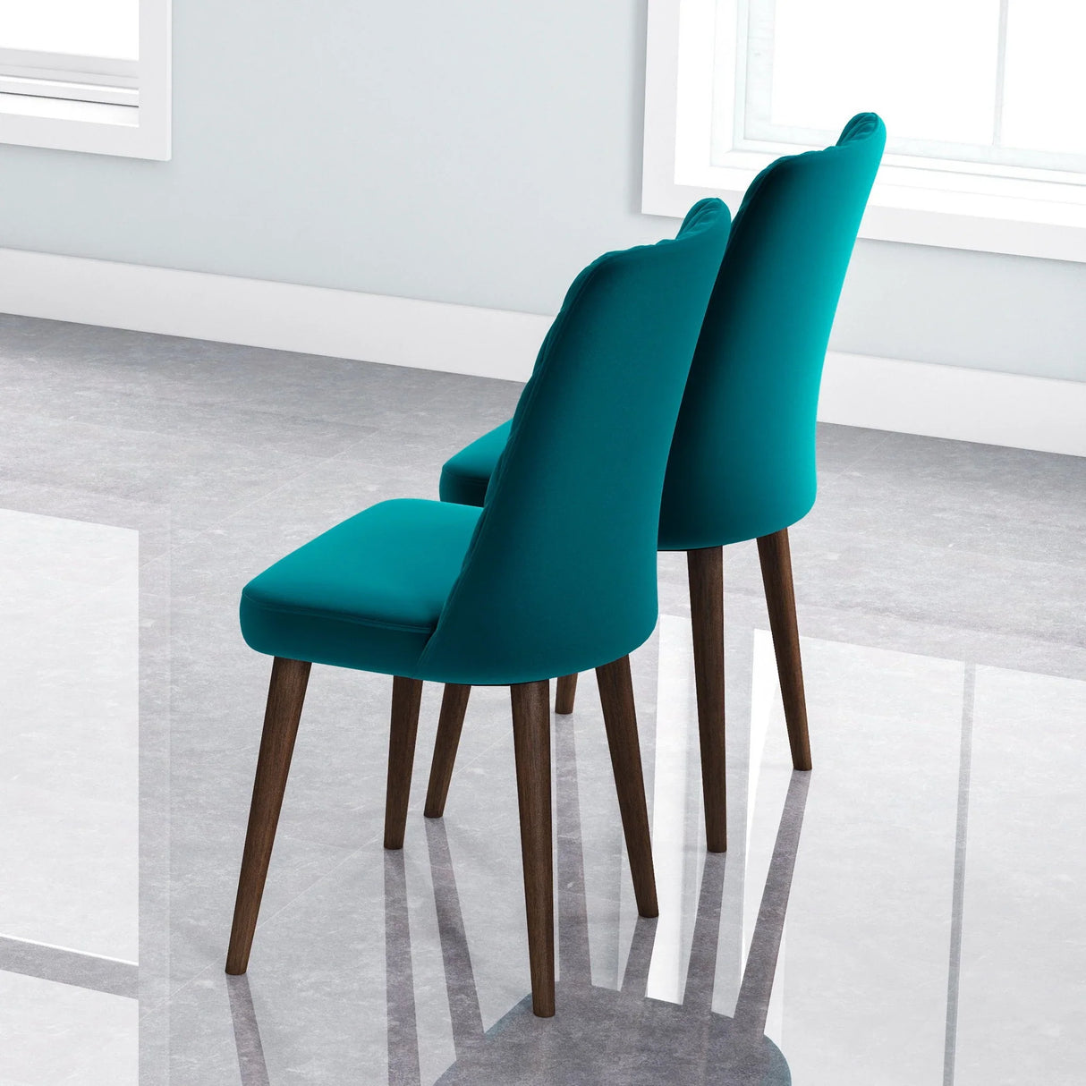 Katie - Mid-Century Modern Dining Chair (Set of 2) - Furniture Home Direct