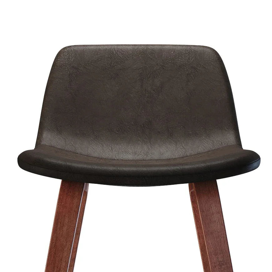 Addy - Counter Stool (Set of 2) - Distressed Brown - Furniture Home Direct