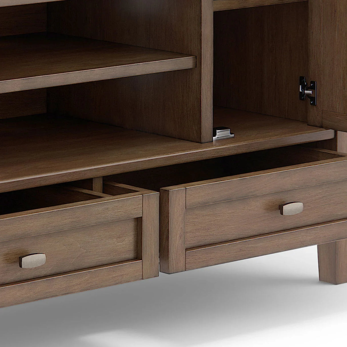Warm Shaker - TV Media Stand Handcrafted - Furniture Home Direct