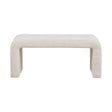 Modern Contemporary Boucle Waterfall Bench - Furniture Home Direct