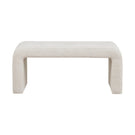 Modern Contemporary Boucle Waterfall Bench - Furniture Home Direct