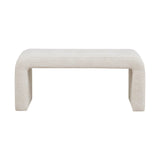 Modern Contemporary Boucle Waterfall Bench - Furniture Home Direct