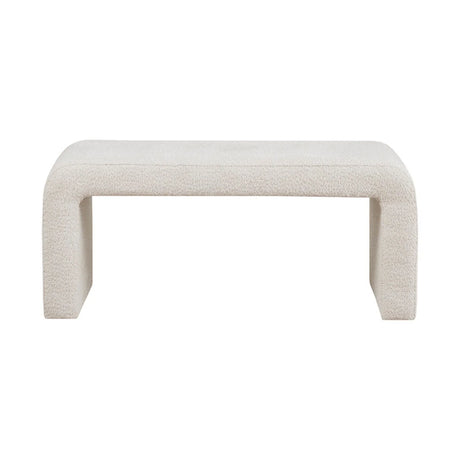 Modern Contemporary Boucle Waterfall Bench - Furniture Home Direct