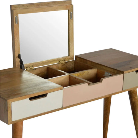 Gradient Dressing Table - Pink - Furniture Home Direct