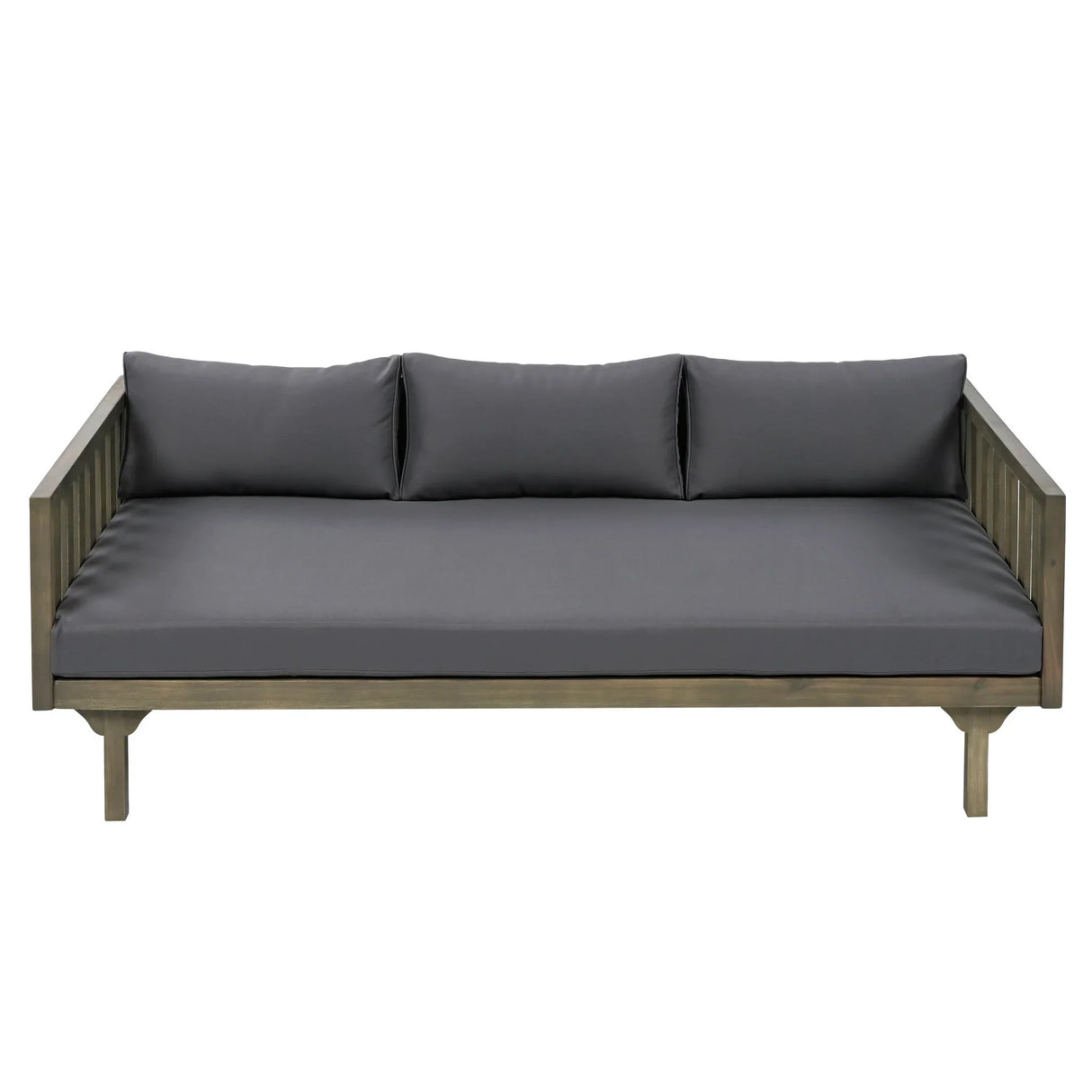 Claremont - 3 Seater Daybed Teak Acacia Wood Water Resistant Cushions