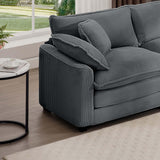 Sofa and Loveseat Set - Gray - Furniture Home Direct