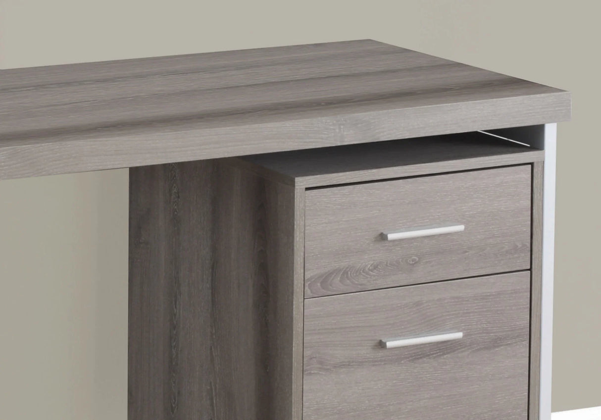 Computer Desk For Home Office, Left, Right Set - Up, Storage Drawers, Modern Design - Furniture Home Direct