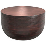 Johnsen - Handcrafted Metal Coffee Table - Furniture Home Direct