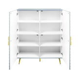 Gaines - High Gloss Accent Cabinet - Furniture Home Direct