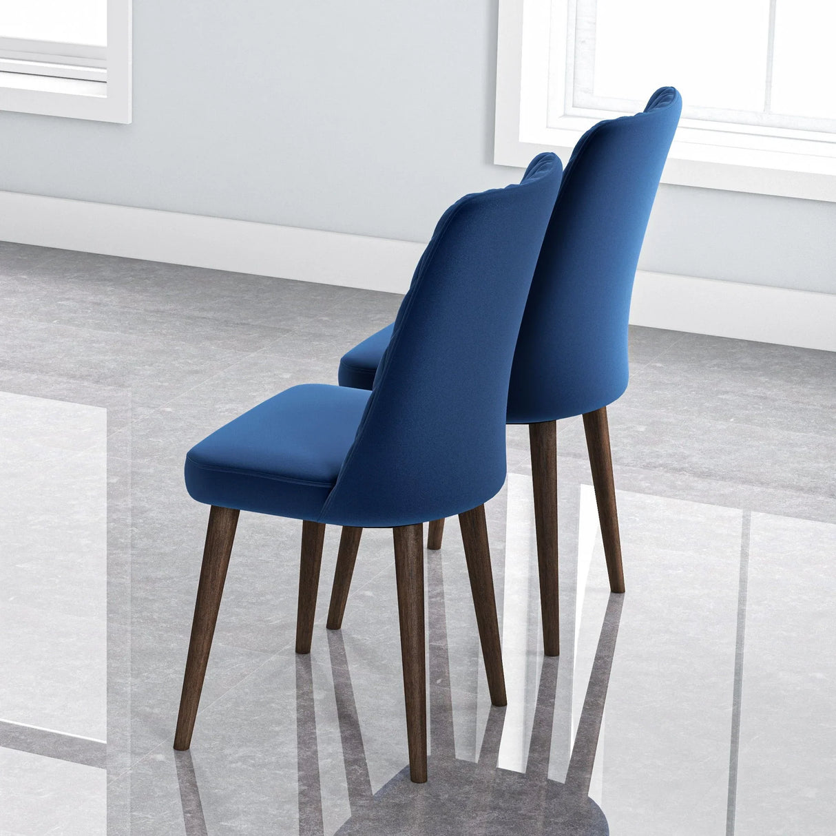 Katie - Mid-Century Modern Dining Chair (Set of 2) - Furniture Home Direct