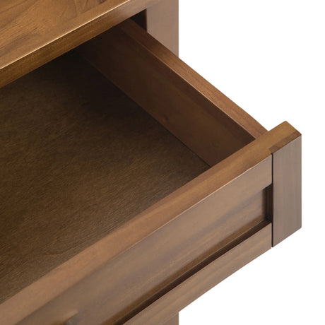 Warm Shaker - Bedside Table - Light Golden Brown - Furniture Home Direct
