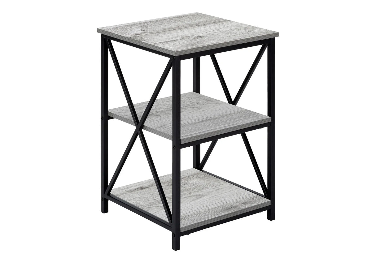 3 Tier Accent Table, Side Marble Look Contemporary & Modern - Furniture Home Direct
