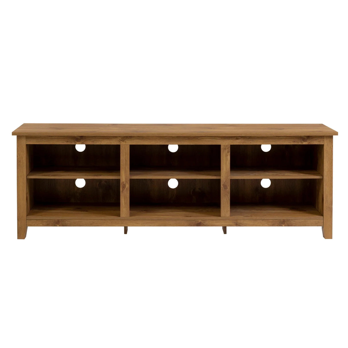 Modern Transitional 3 Shelf Open Storage 70" TV Stand For 80" TVs - Furniture Home Direct