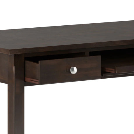 Avalon - Large Desk - Tobacco Brown - Furniture Home Direct