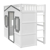 Elegant House Loft Bed With Ladder - Furniture Home Direct
