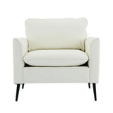 Nordic Retro Light Luxury Upholstered Sofa Chair - Furniture Home Direct