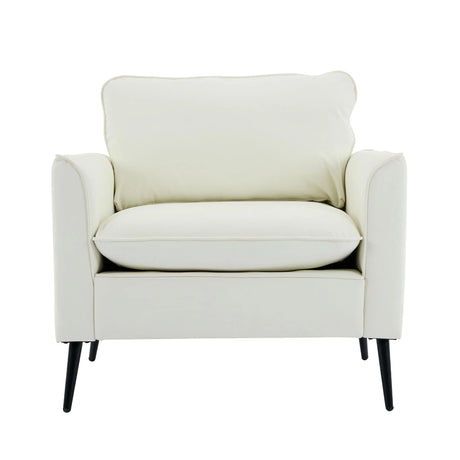 Nordic Retro Light Luxury Upholstered Sofa Chair - Furniture Home Direct