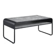 Raziela - Concrete Coffee Table - Black / Gray - Furniture Home Direct