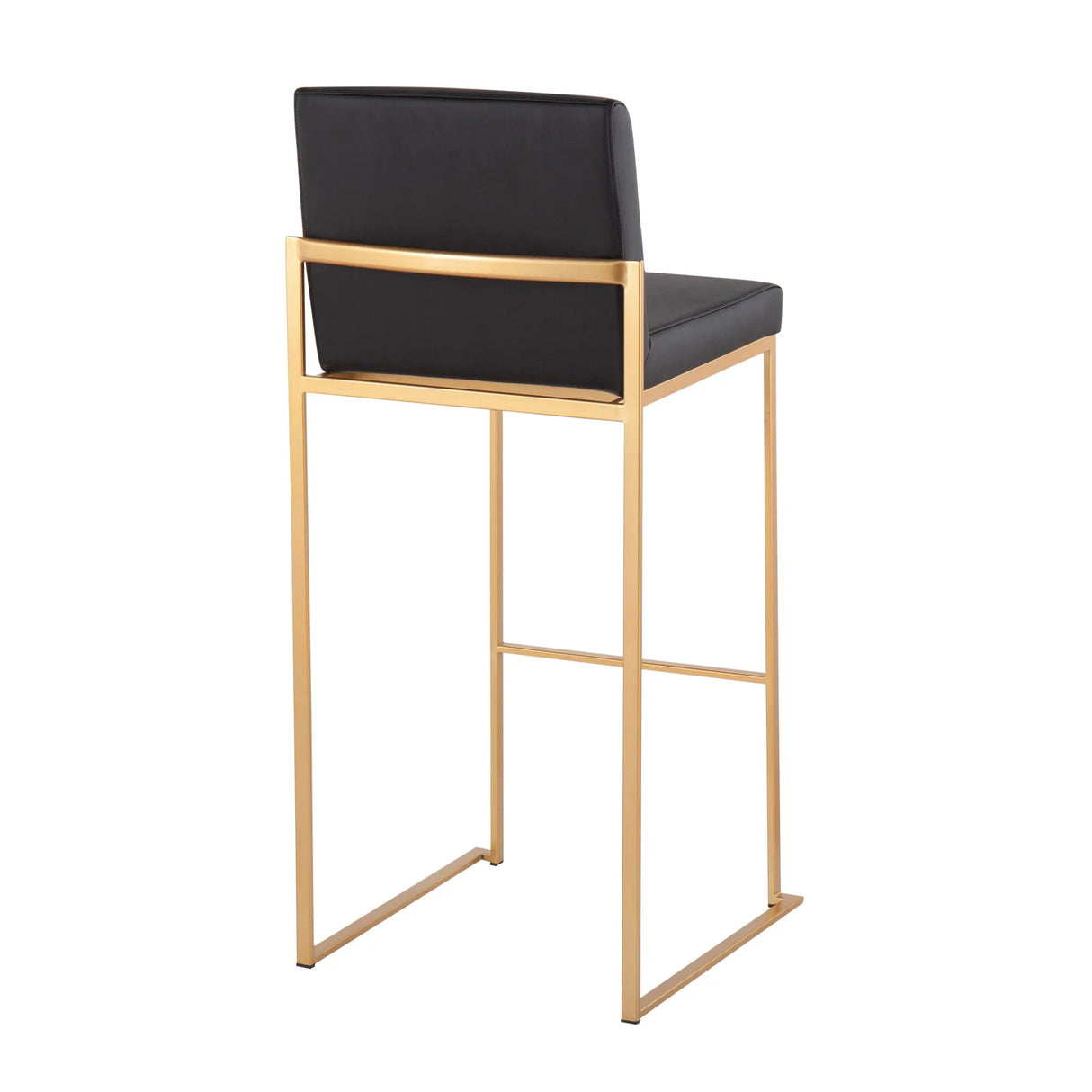 Fuji - Contemporary Design High Back Barstool (Set of 2) - Furniture Home Direct