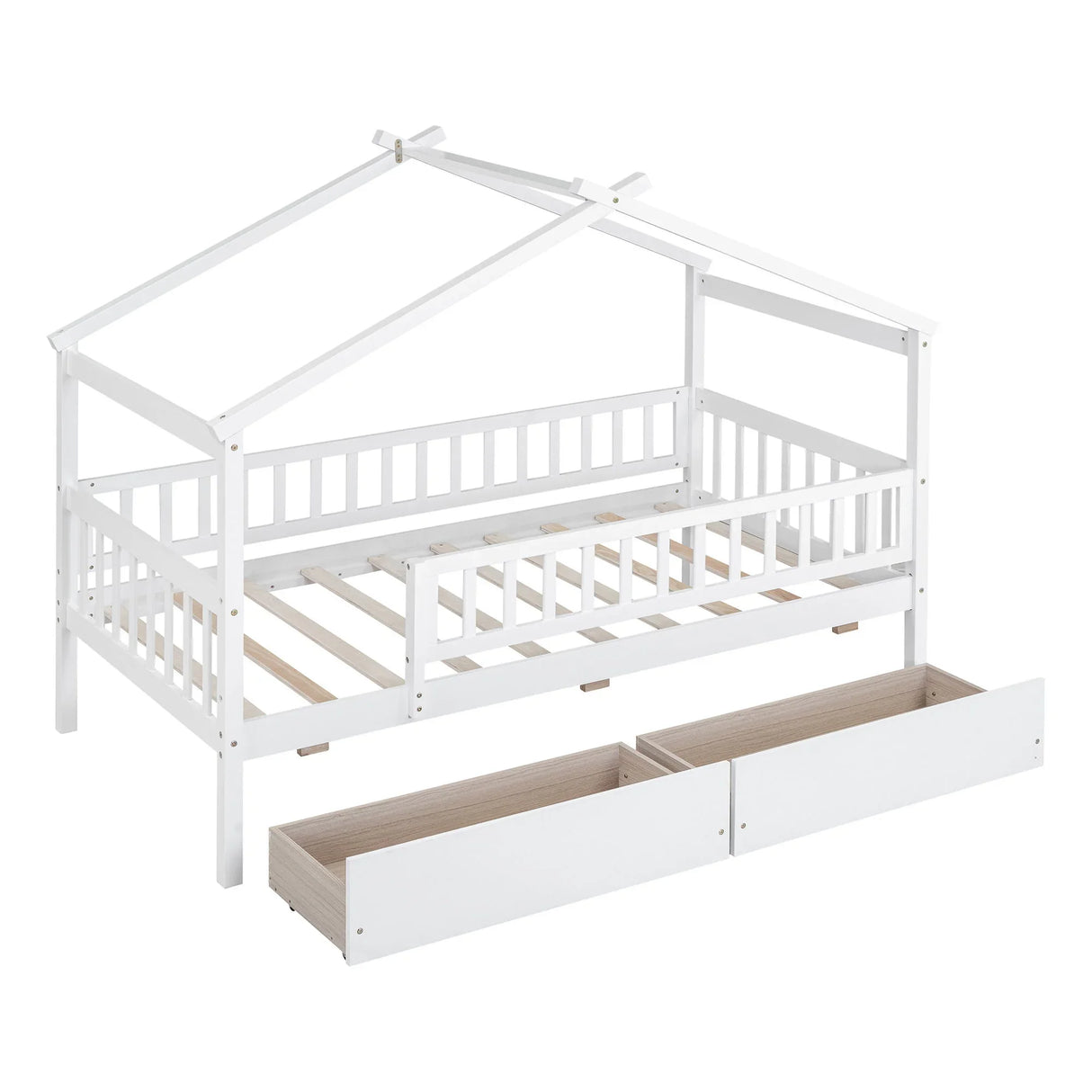 House Bed With 2 Drawers - Furniture Home Direct