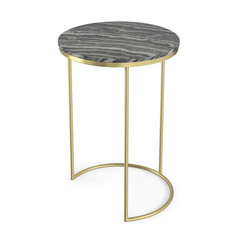 Ashley - 2 Piece Nesting Table - Gold - Furniture Home Direct