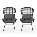 Calypso - Outdoor Chair With Water Resistance Cushion And Iron Frame