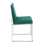 Fuji - Contemporary Modern Elegance High Back Dining Chair (Set of 2) - Furniture Home Direct