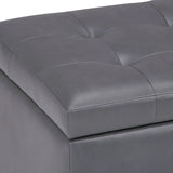 Cosmopolitan - Upholstered Storage Ottoman - Furniture Home Direct