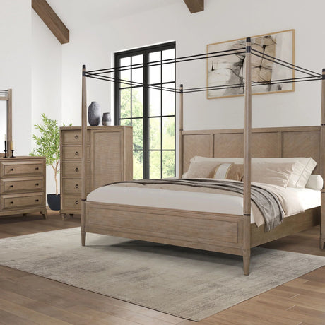 5 Drawer Door Chest - Sand - Furniture Home Direct