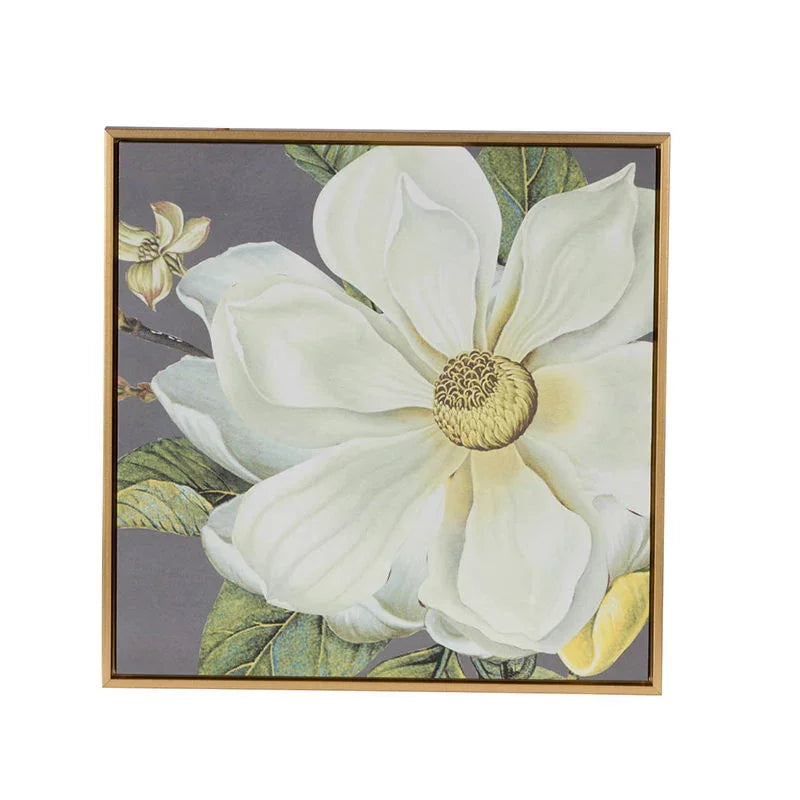 Botanical Wall Art Prints, Home Decor For Living Room Dining Room Bedroom Hallway (Set of 4) - Gray - Furniture Home Direct
