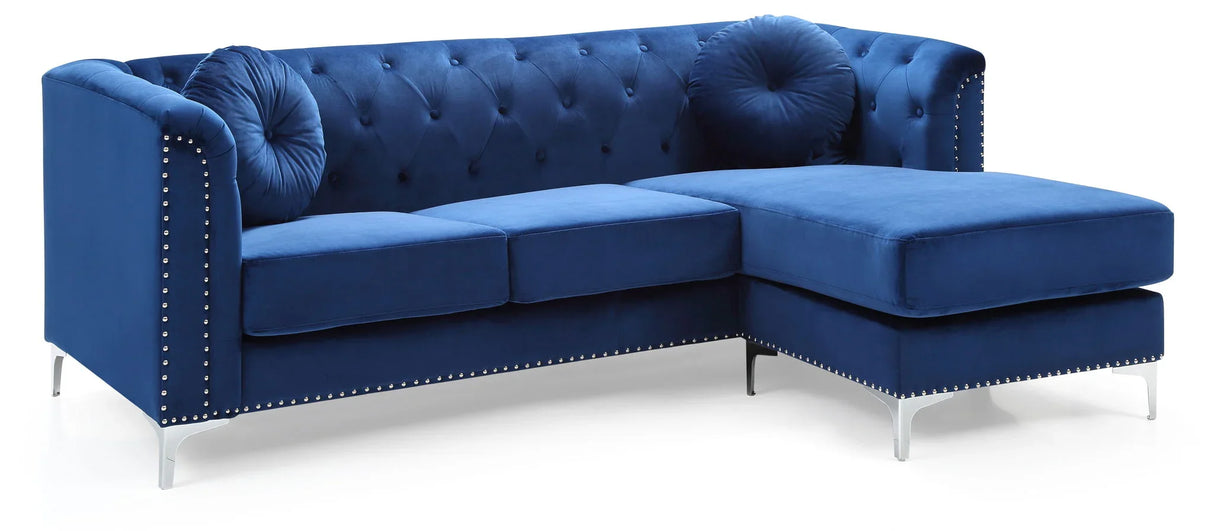 Pompano - Micro Suede Sofa Chaise - Furniture Home Direct