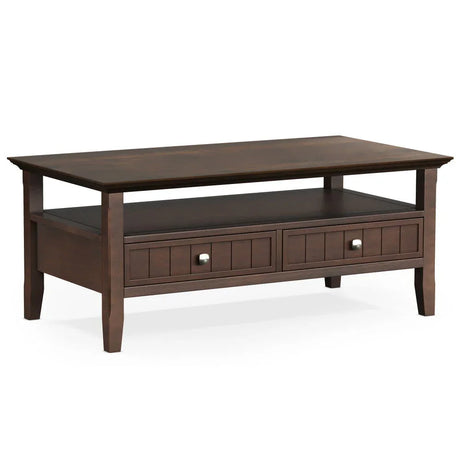 Acadian - Coffee Table With Drawer - Brown - Furniture Home Direct