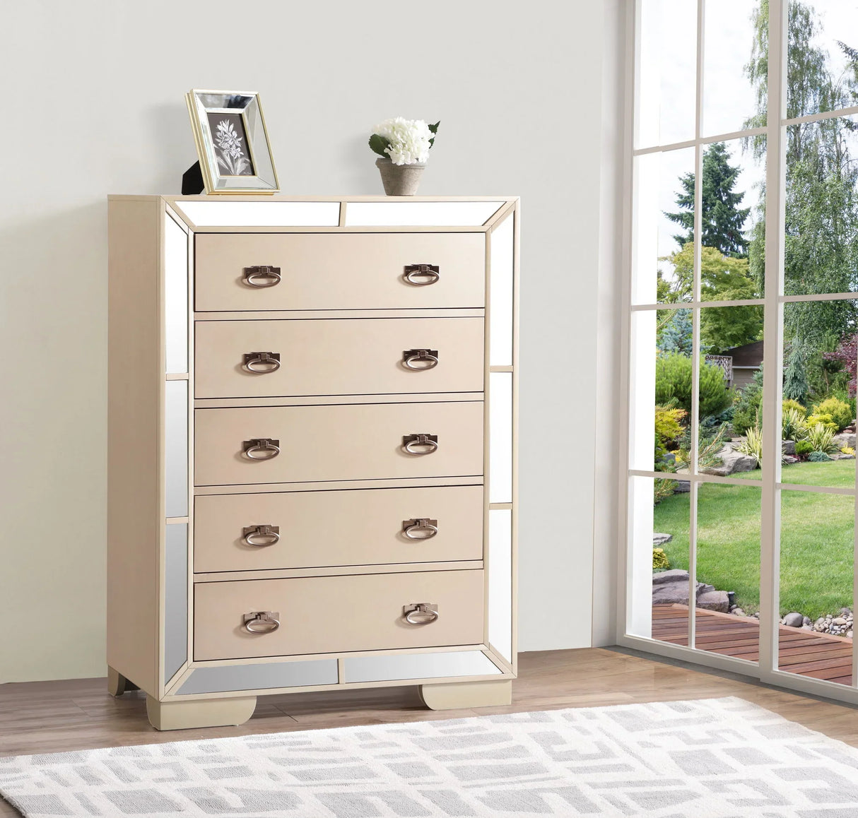 Sleek Contemporary Storage Chest - Furniture Home Direct