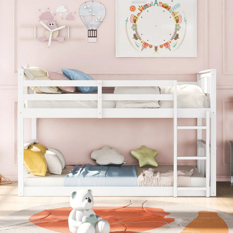 Guardrails Bunk Bed With Ladder - Furniture Home Direct