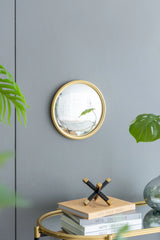 Round Mirror, Circle Mirror With Iron Frame For Living Room Bedroom Vanity Entryway Hallway - Furniture Home Direct