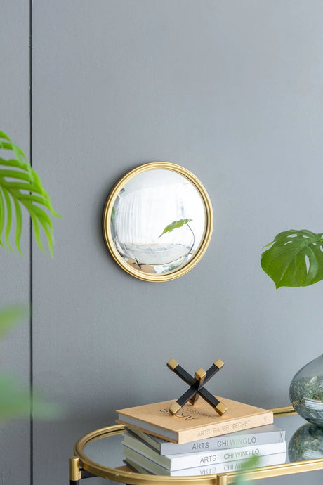 Round Mirror, Circle Mirror With Iron Frame For Living Room Bedroom Vanity Entryway Hallway - Furniture Home Direct