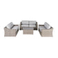 Stylish Sofa Seating Group With Cushions Perfect For Outdoor Gatherings - Furniture Home Direct