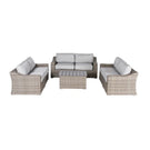 Stylish Sofa Seating Group With Cushions Perfect For Outdoor Gatherings - Furniture Home Direct