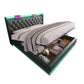 Upholstered Bed, 360 Surround LED Function, Remote Control, Hydraulic Storage Bed With USB, Type-C Charging (Without Mattress) - Furniture Home Direct