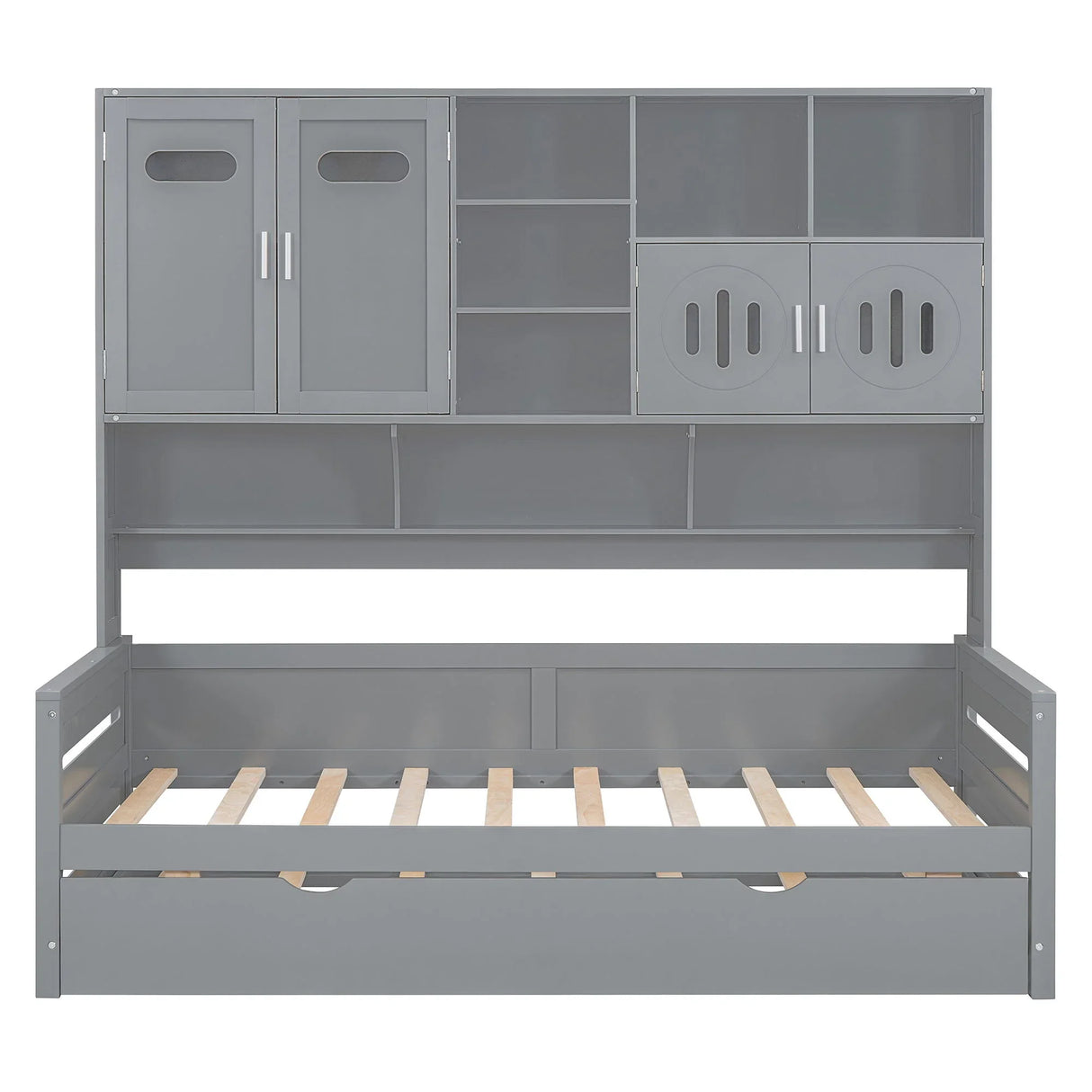 Daybed With All-In-One Cabinet And Shelf - Furniture Home Direct