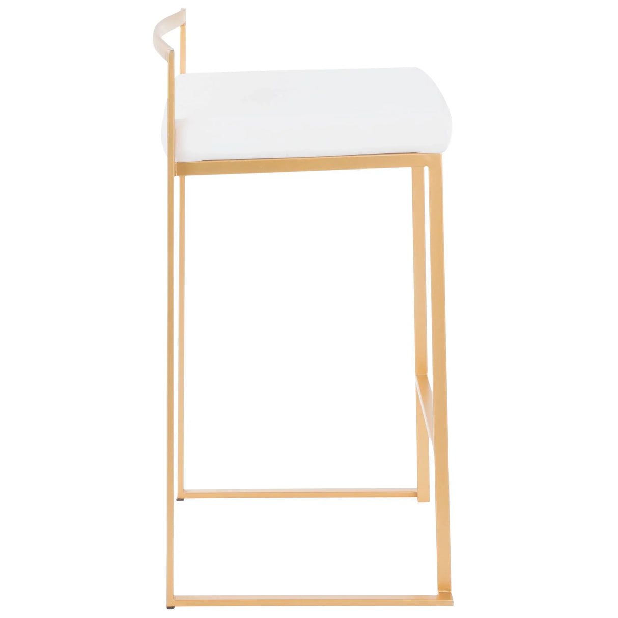 Fuji - Contemporary / Glam Design Counter Stool (Set of 2) - Furniture Home Direct