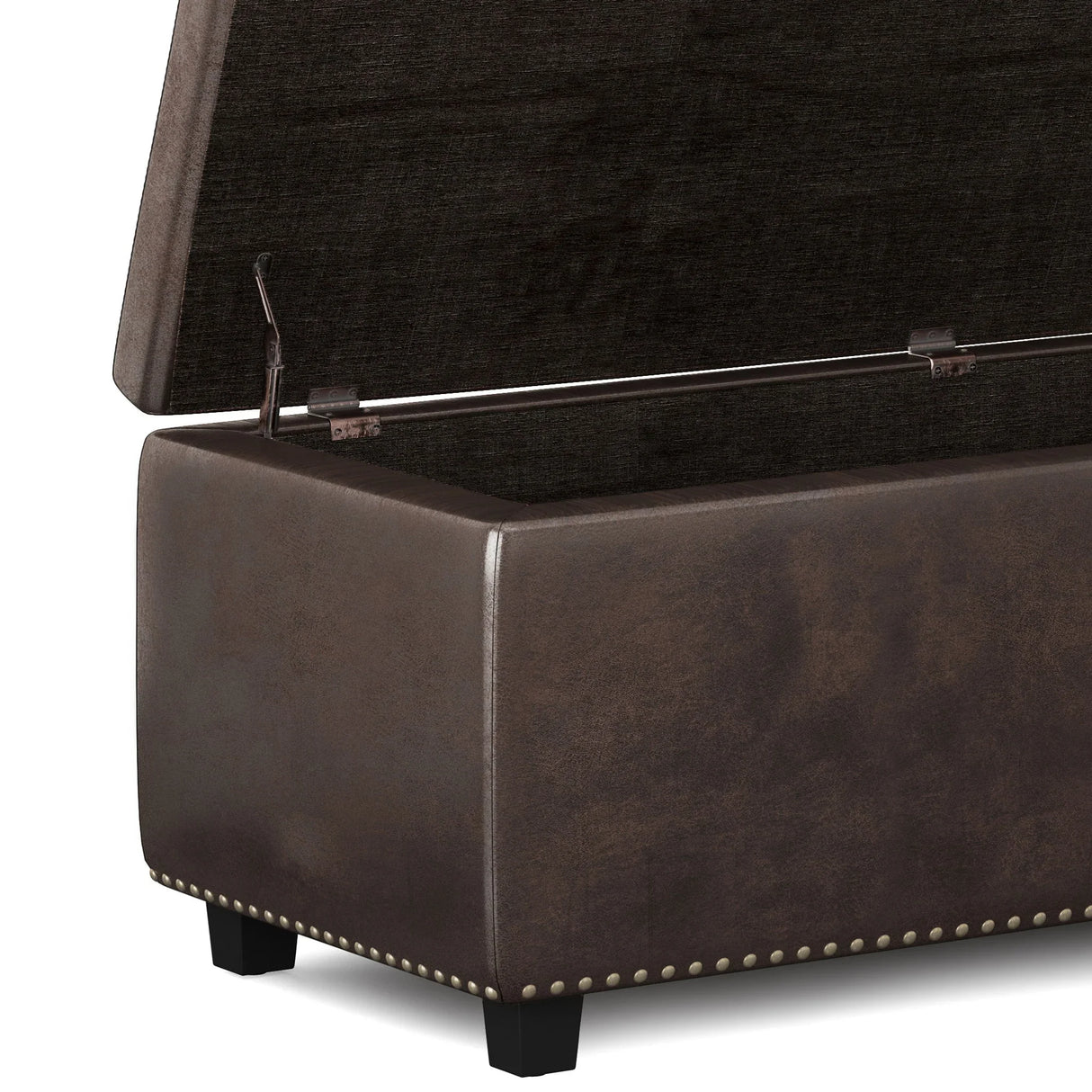 Hamilton - Upholstered Storage Ottoman - Furniture Home Direct