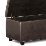 Hamilton - Upholstered Storage Ottoman - Furniture Home Direct