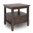 Warm Shaker - End Table - Warm Walnut Brown - Furniture Home Direct