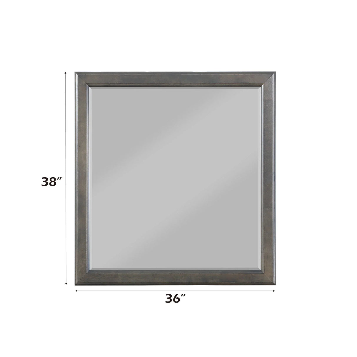 Louis Philippe - Bedroom Mirror, Elegant Design - Furniture Home Direct
