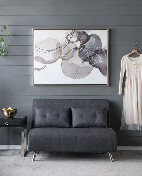 Large Modern Oil Painting, Hand Painted Abstract Watercolor Texture - Multicolor - Furniture Home Direct