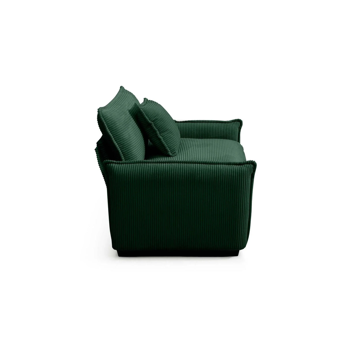 Loveseat and Chair Set - Green Corduroy - Furniture Home Direct
