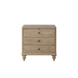 3 Drawer Nightstand - Sand - Furniture Home Direct