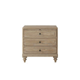 3 Drawer Nightstand - Sand - Furniture Home Direct